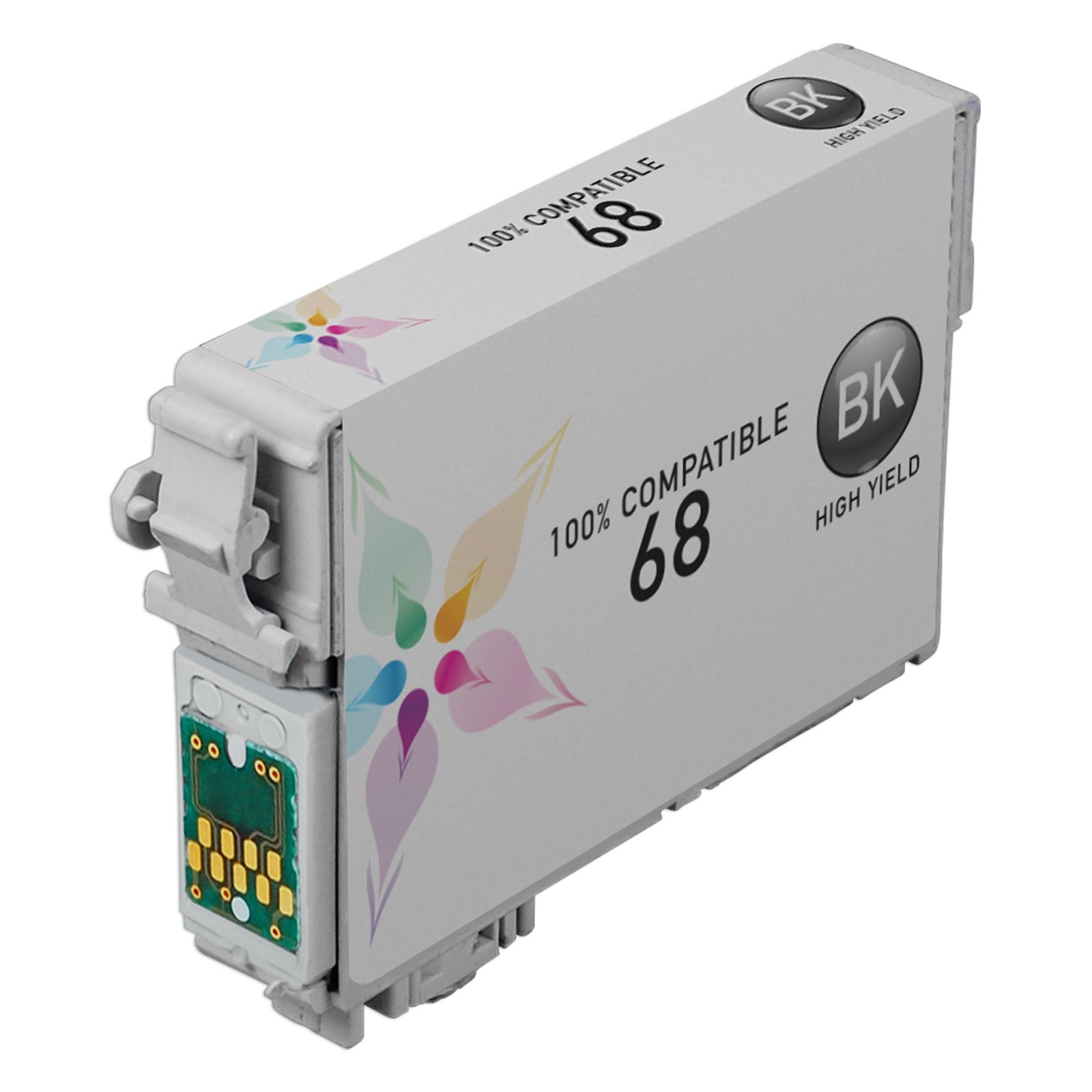 Remanufactured Epson T068120 High Yield Black Ink Cartridge (370 Pages)