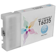 Remanufactured Epson T603500 Light Cyan Ink Cartridge