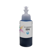 Compatible Epson T664220 Cyan Ink Bottle (6,500 Pages)