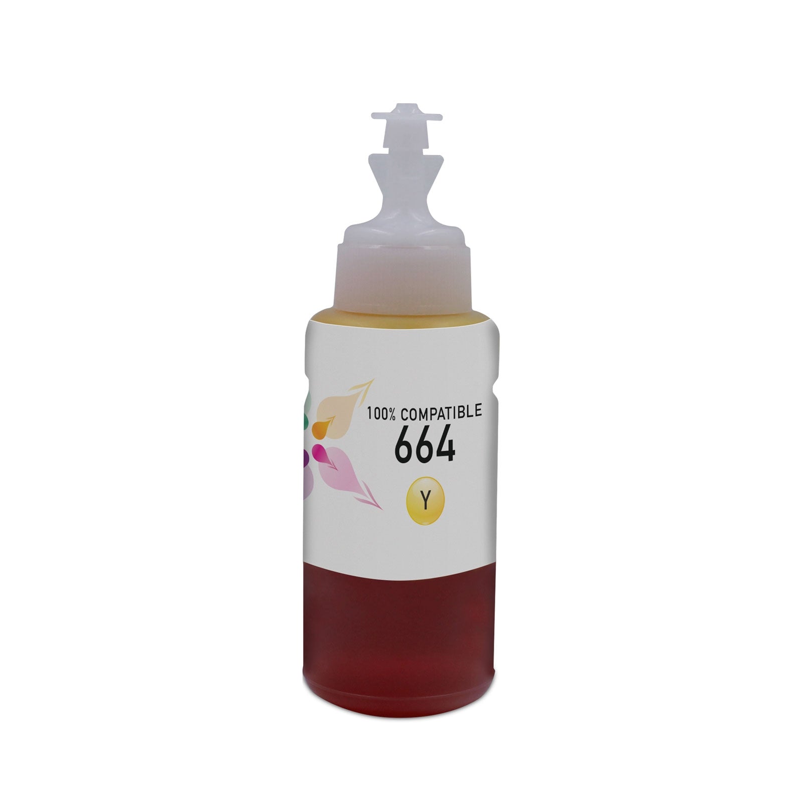 Compatible Epson T664420 Yellow Ink Bottle (6,500 Pages)