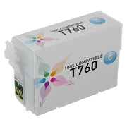 Remanufactured Epson T760220 Cyan Ink Cartridge