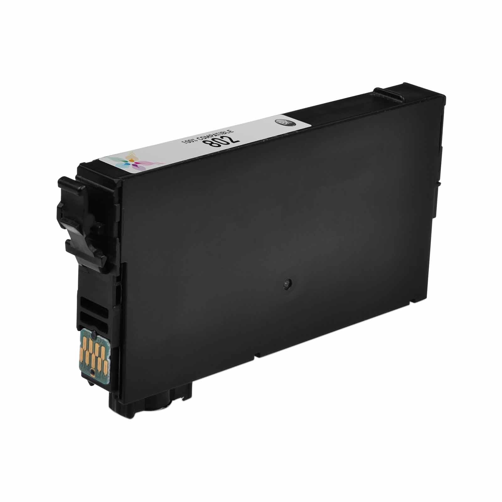 Remanufactured Epson T802120 Black Ink Cartridge (900 Pages)