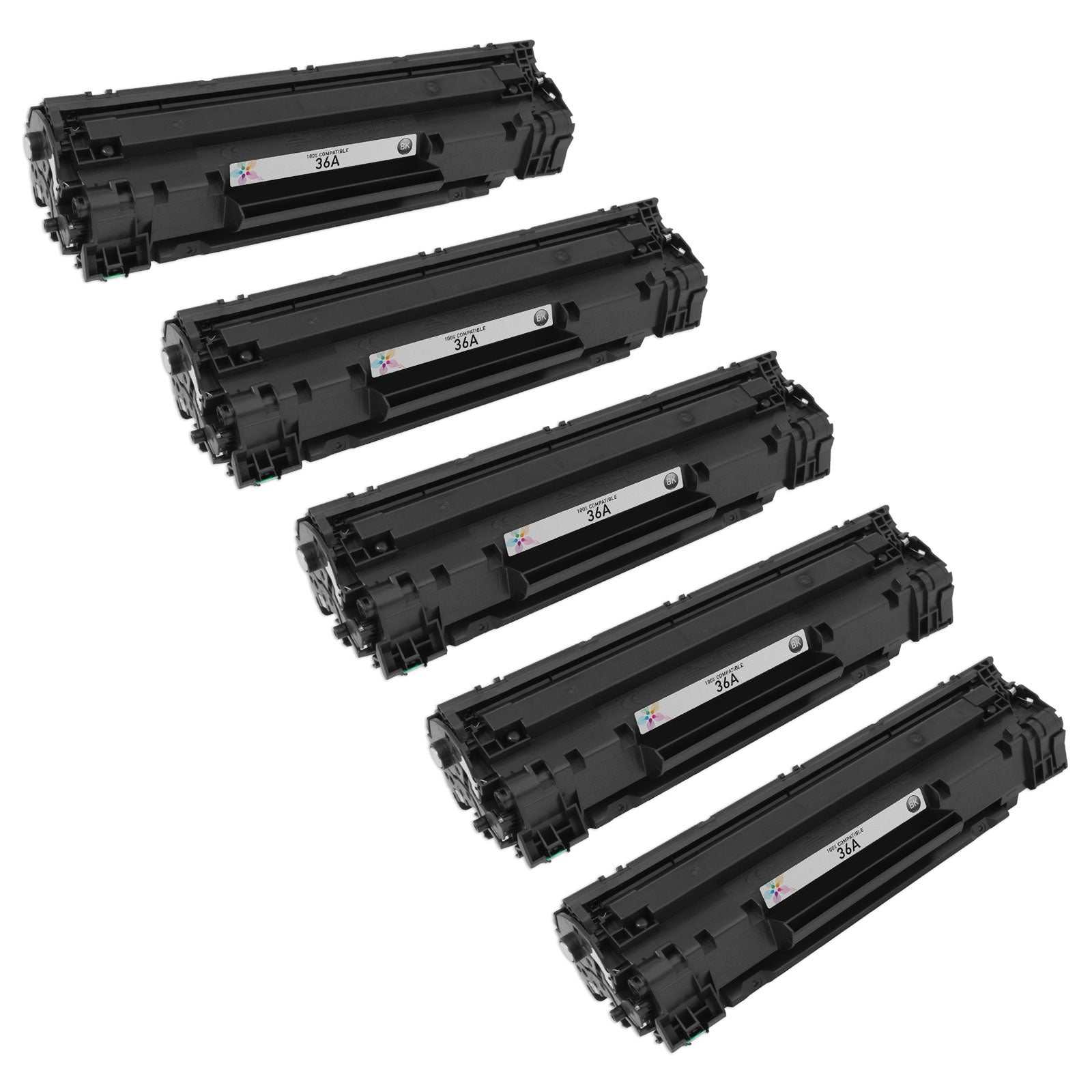 Compatible HP CB436A Black Toner Cartridge