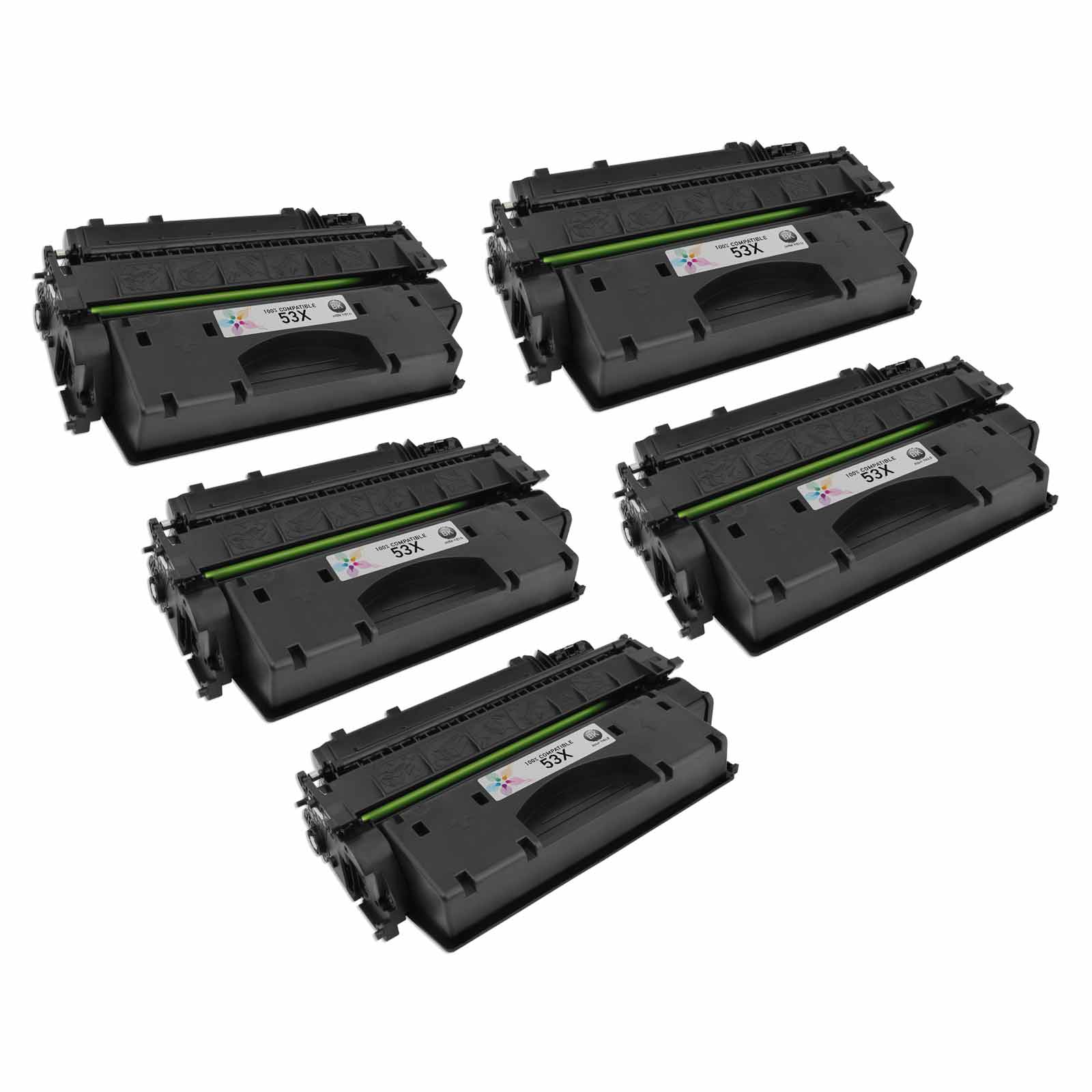 Compatible HP Q7553X Black Toner Cartridge
