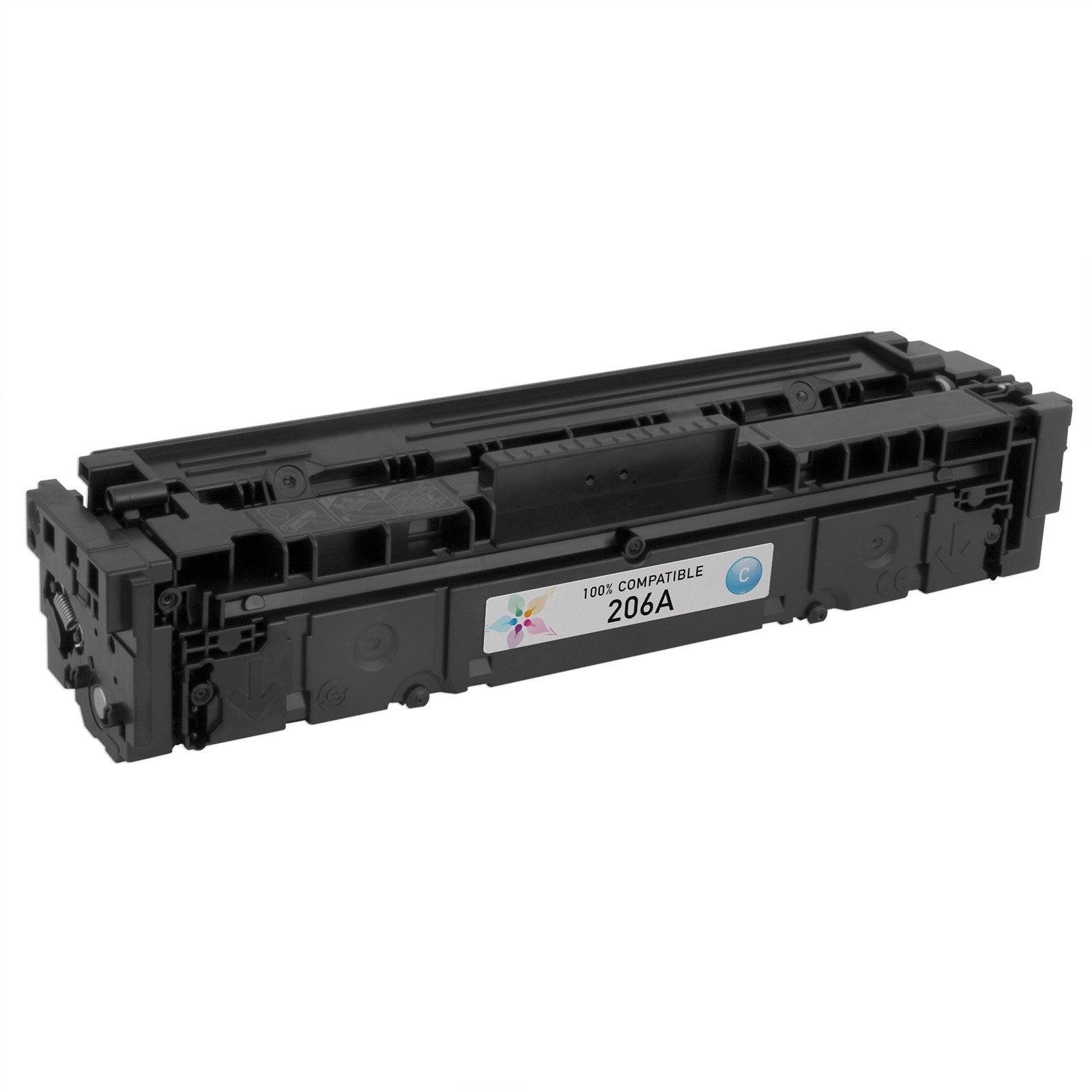 Compatible HP W2111A Cyan Standard Yield LaserJet Toner Cartridge (1,250 Pages)