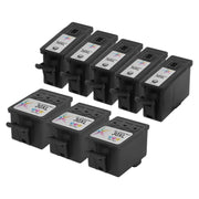 Set of 8 Compatible Kodak #30XL High Yield Ink Cartridges (Black, Color)