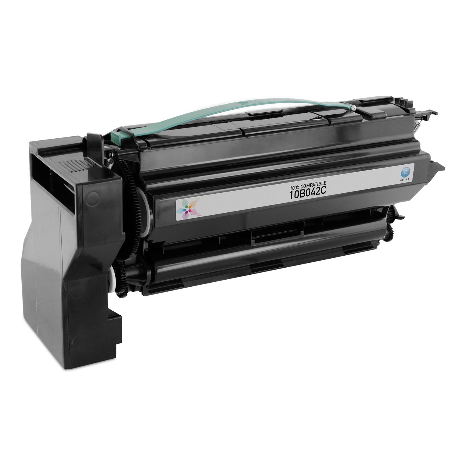 Compatible Lexmark 10B042C Cyan High Yield Toner Cartridge (15,000 Pages)