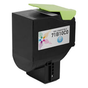 Compatible Lexmark 71B10C0 Cyan Toner Cartridge (2,300 Pages)