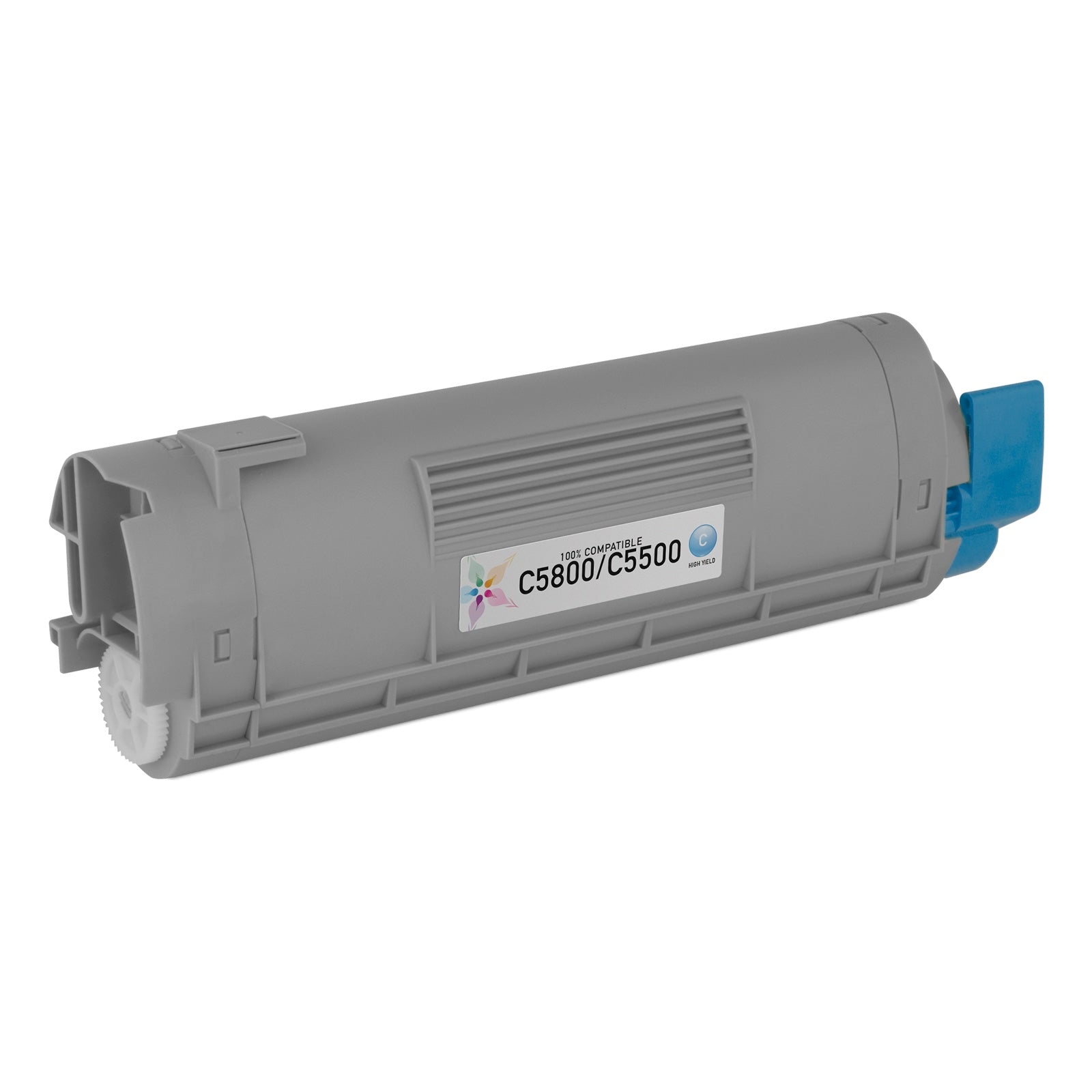 Compatible Okidata 43324403 Cyan High Yield Laser Toner Cartridge (5,000 Pages)