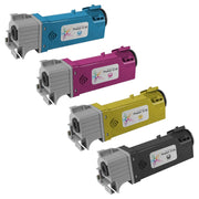Set of 4 Compatible Xerox 106R01281 Black, 106R01278 Cyan, 106R01279 Magenta, 106R01280 Yellow Toners (4,500 Pages)