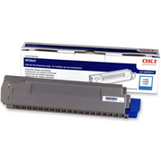 OEM Okidata 44059215 Cyan Laser Toner Cartridge (10,000 Pages)