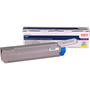 OEM Okidata 44059109 (Type C14) Yellow Laser Toner Cartridge (8,000 Pages)