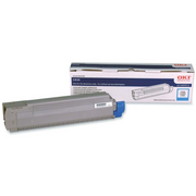 OEM Okidata 44059111 (Type C14) Cyan Laser Toner Cartridge (8,000 Pages)