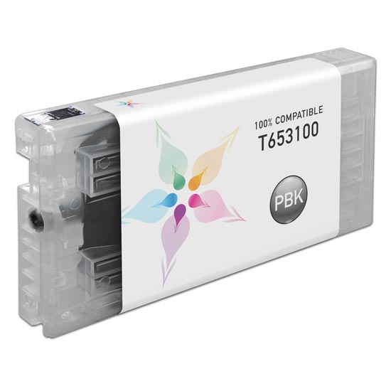 Compatible Epson T653100 Photo Black Ink Cartridge