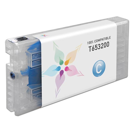Compatible Epson T653200 Cyan Ink Cartridge