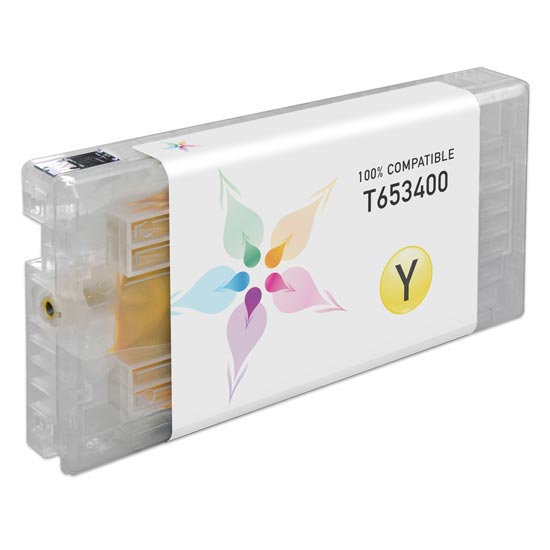 Compatible Epson T653400 Yellow Ink Cartridge