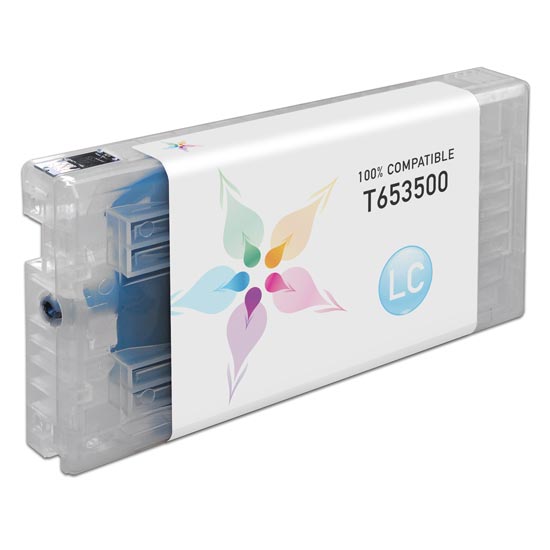 Compatible Epson T653500 Light Cyan Ink Cartridge