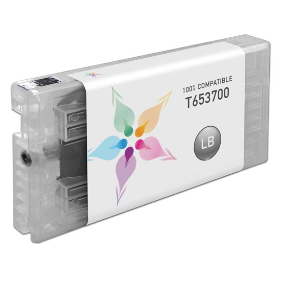 Compatible Epson T653700 Light Black Ink Cartridge 200ml