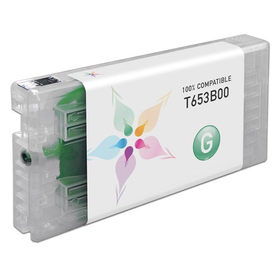 Compatible Epson T653B00 Green Ink Cartridge