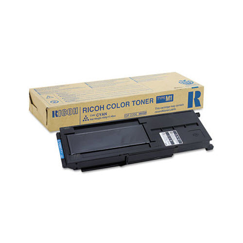 OEM Ricoh 885320 (Type M1) Cyan Laser Toner Cartridge (17,000 Pages)