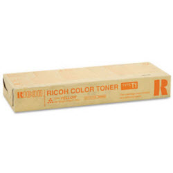 OEM Ricoh 888480 (Type T1) Yellow Laser Toner Cartridge (17,000 Pages)
