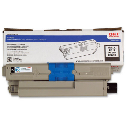 OEM Okidata 44469802 (Type C17) High-Yield Black Laser Toner Cartridge (5,000 Pages)