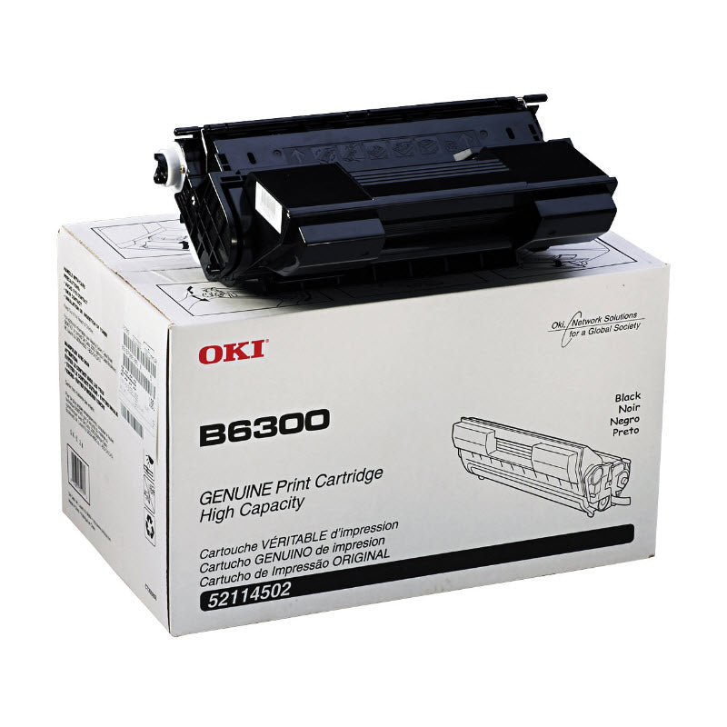 OEM Okidata 52114502 High-Yield Black Laser Toner Cartridge (18,000 Pages)