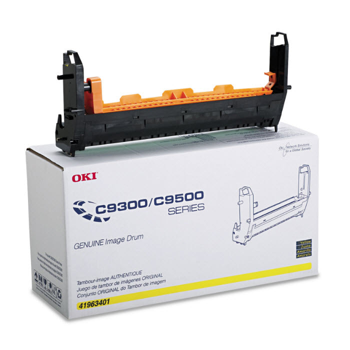 OEM Okidata 41963401 (Type C5) Yellow Laser Drum Unit (39,000 Pages)