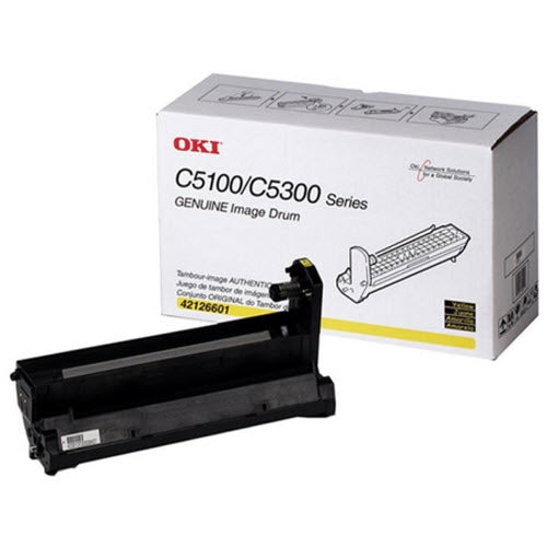 OEM Okidata 42126601 Yellow Laser Drum Unit (15,000 Pages)