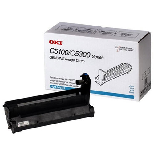 OEM Okidata 42126603 Cyan Laser Drum Unit (15,000 Pages)