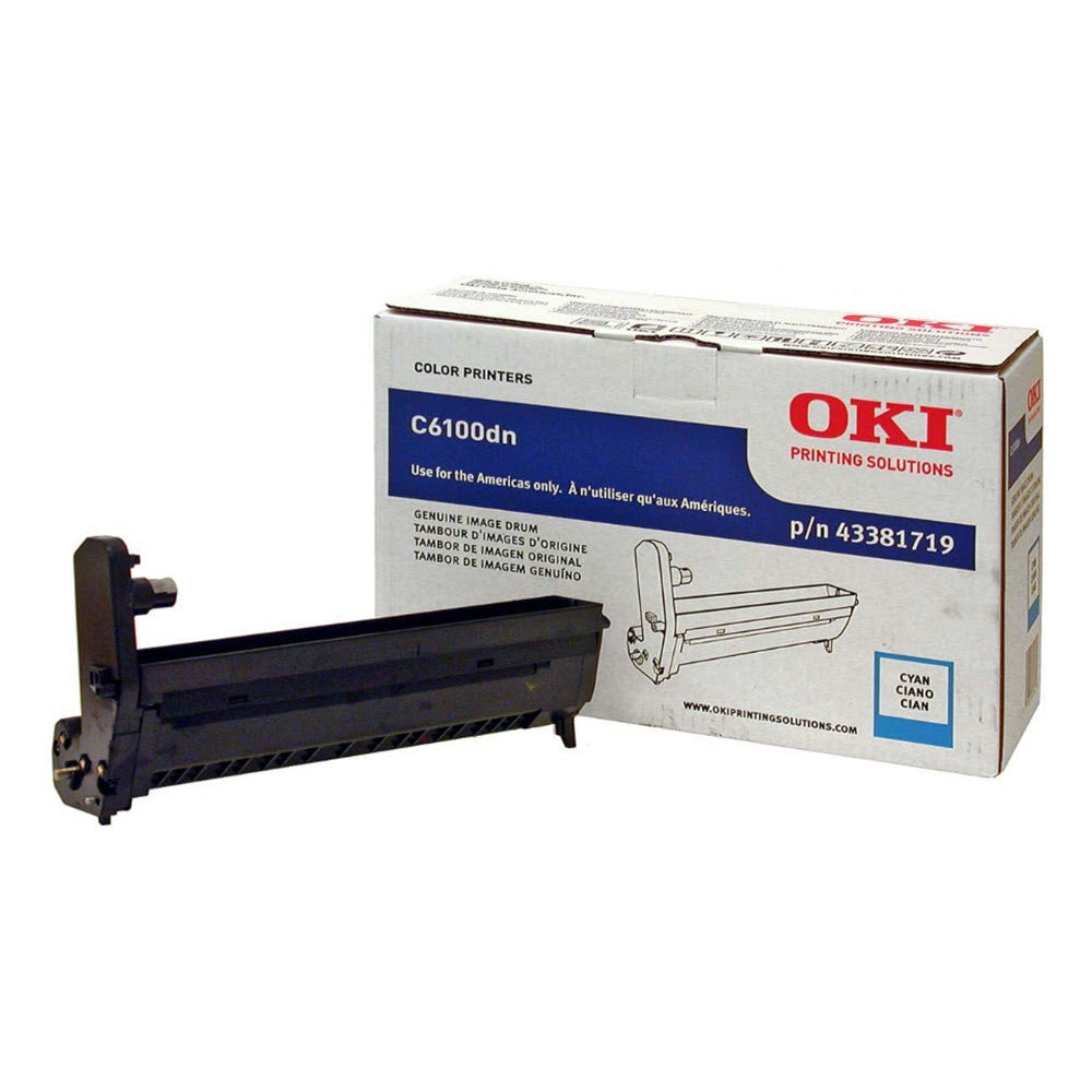 OEM Okidata 43381719 (Type C8) Cyan Laser Drum Unit (20,000 Pages)