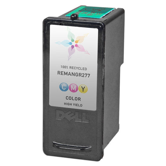 Remanufactured Dell GR277 Color Ink Cartridge (High Yield, 500 Pages)