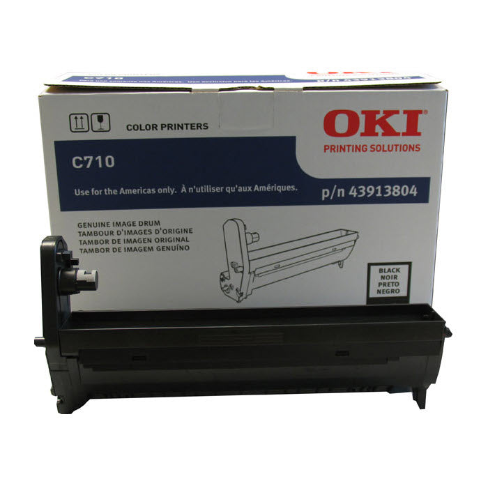 OEM Okidata 43913804 Black Laser Drum Unit (30,000 Pages)