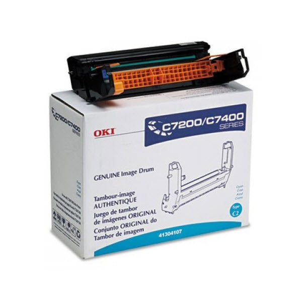 OEM Okidata 41304107 Cyan Laser Drum Unit (30,000 Pages)