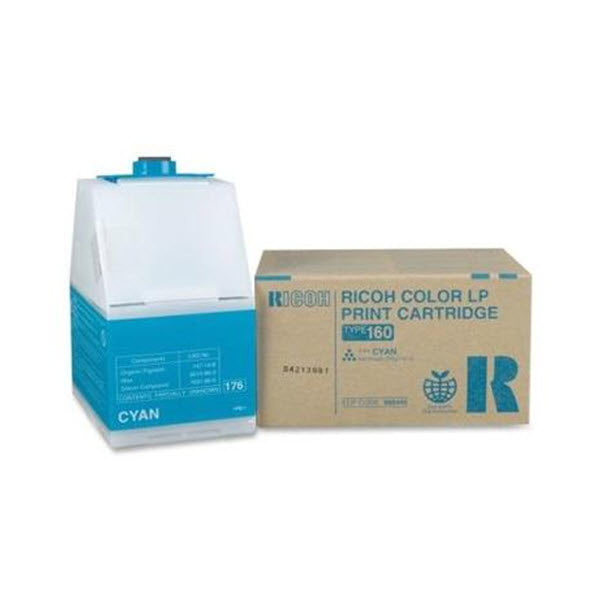 OEM Ricoh 888445 (Type 160) Cyan Laser Toner Cartridge (10,000 Pages)