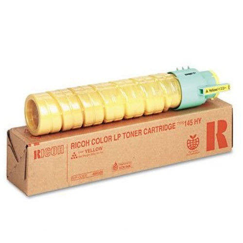 OEM Ricoh 888309 (Type 145) High-Yield Yellow Laser Toner Cartridge (15,000 Pages)