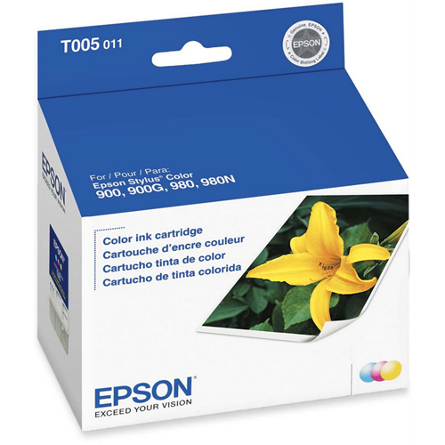 OEM Epson T005011 Color Ink Cartridge (570 Pages)