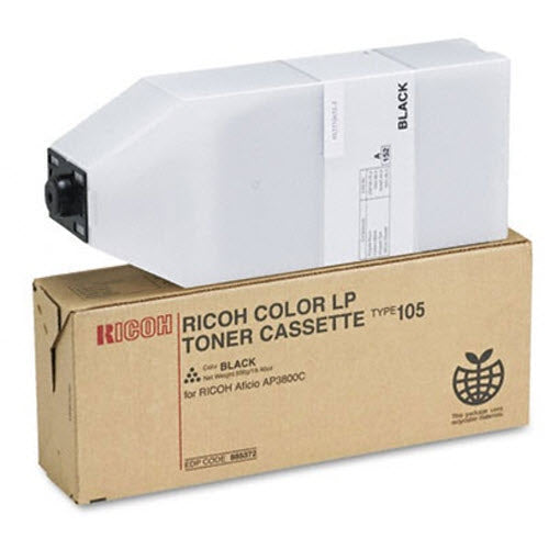 OEM Ricoh 885372 (Type 105) Black Laser Toner Cartridge (20,000 Pages)