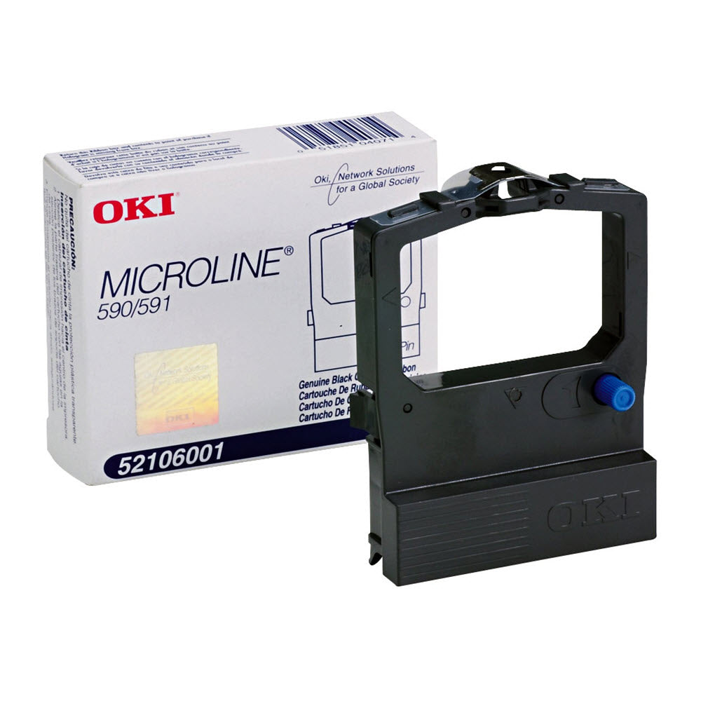 OEM Okidata 52106001 Black Ribbon Cartridge