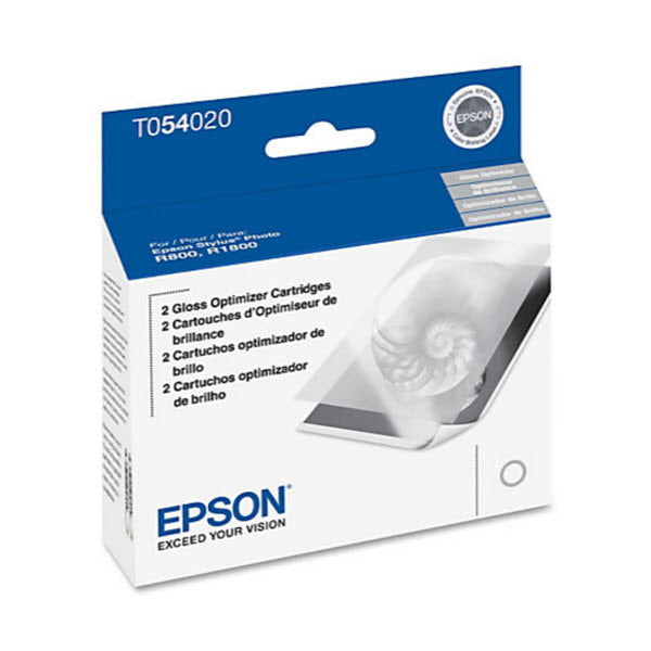 OEM Epson T054020 Pigment Gloss Optimizer Ink Cartridge (400 Pages)