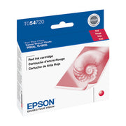 OEM Epson T054720 Pigment Red Ink Cartridge (400 Pages)