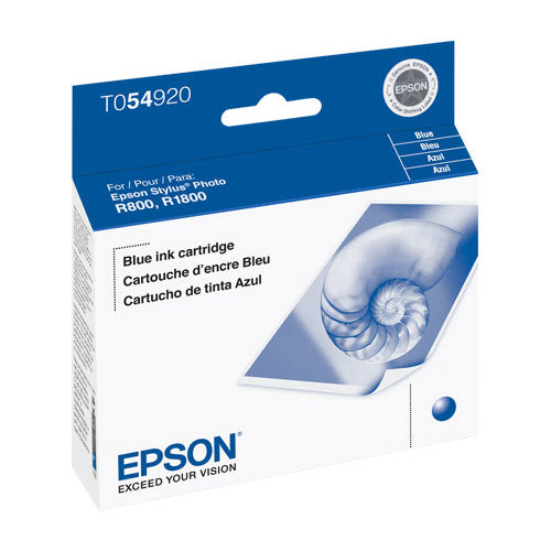 OEM Epson T054920 (T0549) Blue Ink Cartridge (400 Pages)