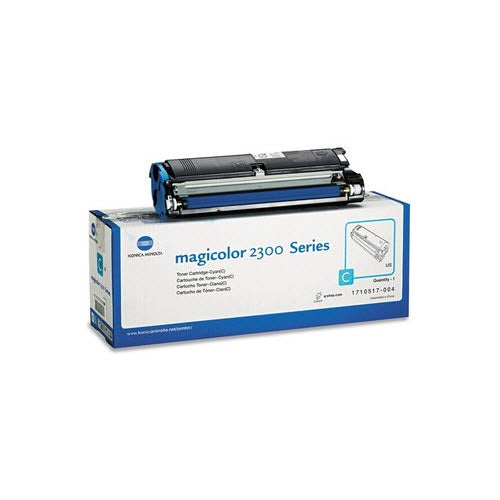 OEM Konica-Minolta 1710517-004 Cyan Laser Toner Cartridge (1,500 Pages)