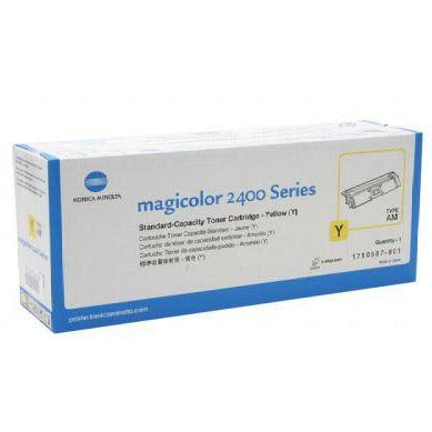 OEM Konica-Minolta 1710587-001 Yellow Laser Toner Cartridge (1,500 Pages)