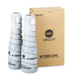 OEM Konica-Minolta 8936-202 (Type 204A) Black Laser Toner Cartridge (23,000 Pages)