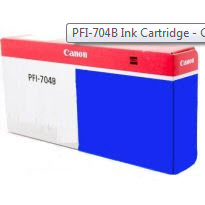 OEM Canon PFI-704B Blue Ink Cartridge