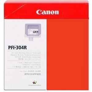 OEM Canon PFI-304R Red Ink Cartridge