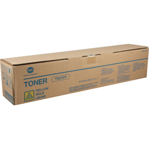 OEM Konica-Minolta 8938-506 (TN210Y) Yellow Laser Toner Cartridge (12,000 Pages)