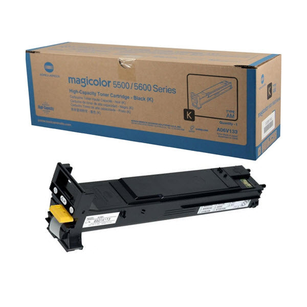 OEM Konica-Minolta A06V133 High-Yield Black Toner Cartridge (12,000 Pages)