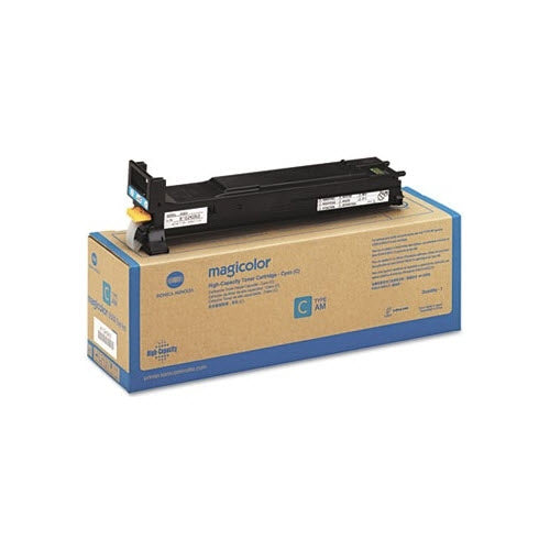 OEM Konica Minolta A0DK432 High-Yield Cyan Laser Toner Cartridge (8,000 Pages)